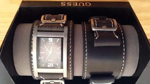 Guess Steel Men's Watch with extra wristband