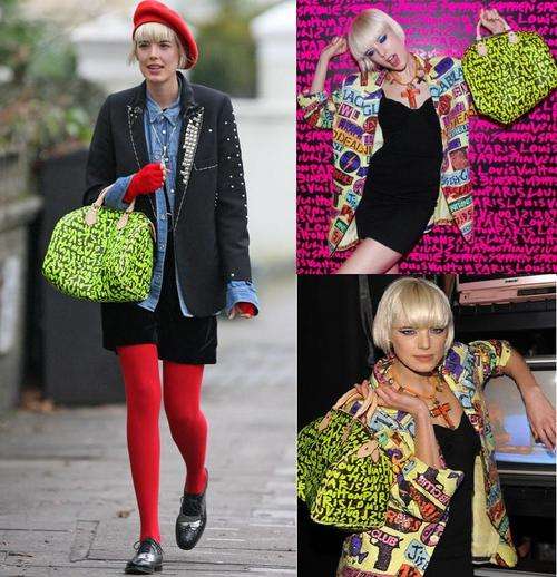 LOUIS VUITTON LEATHER GRAFFITI BAG