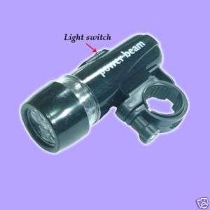 Waterproof 5 LED Bike Head Light Torch