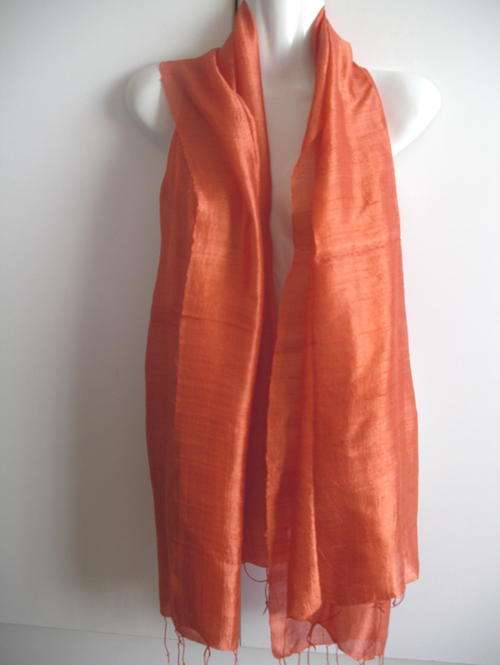 VINTAGE ORANGE WRAP / SCARF / SHAWL - never used