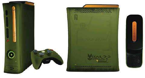 XBOX 360 Halo3 One game 2 remotes