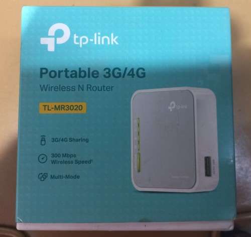 TP Link Portable 3G / 4G Wireless N Router (TL-MR3020)