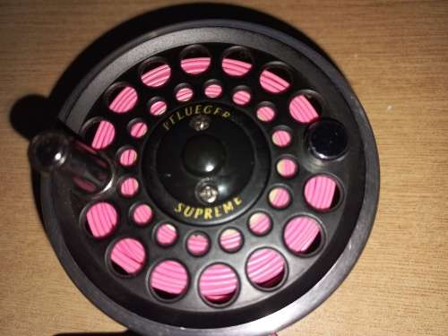Vintage Black Pflueger Supreme No. 1794 Fly Fishing Reel Korea