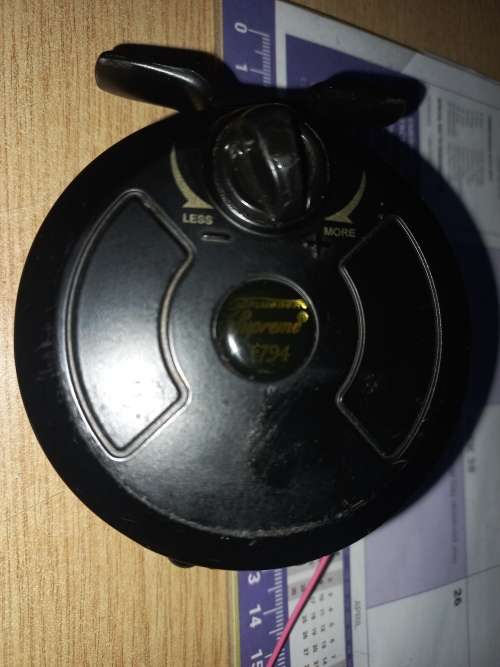 Vintage Black Pflueger Supreme No. 1794 Fly Fishing Reel Korea