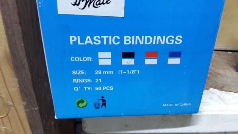 Plastic Binding Rings