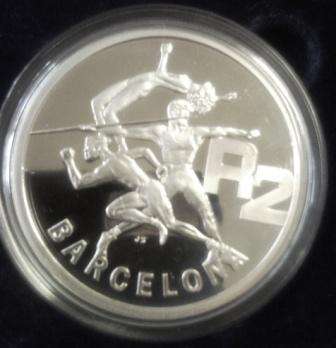 1992 SIVER Barcelona Proof..RARE!