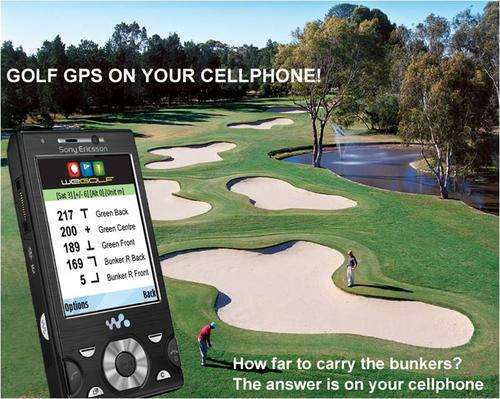 Wegolf cellphone golf GPS