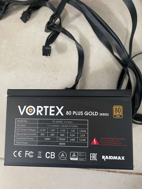 Raidex - Vortex - 800 w Power Supply