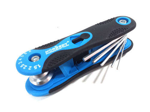 8 PCS Folding Hex Key set