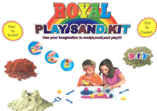 NEW ARRIVE!!!  Royal play sand kit  100% fun 100% creative 100% safe