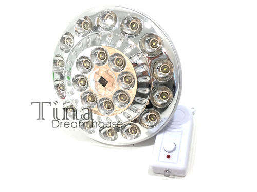 ONLY 19 Available!!!   Flying disk type charged remote-control emergency lamp (Bayonet & Screw)