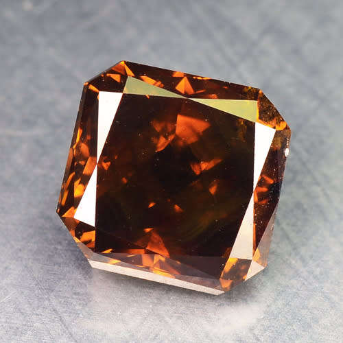 *SEALED*1.08ct  Sparkling Fancy Honey Cognac Diamond