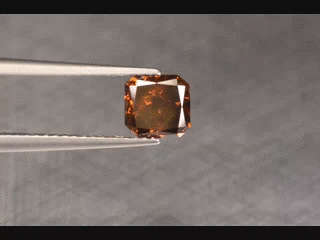 *SEALED*1.08ct  Sparkling Fancy Honey Cognac Diamond