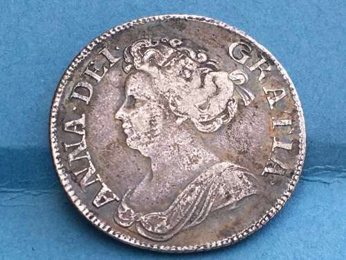 1711 Anna British shilling