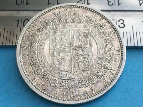 1887 Queen Victoria Halfcrown