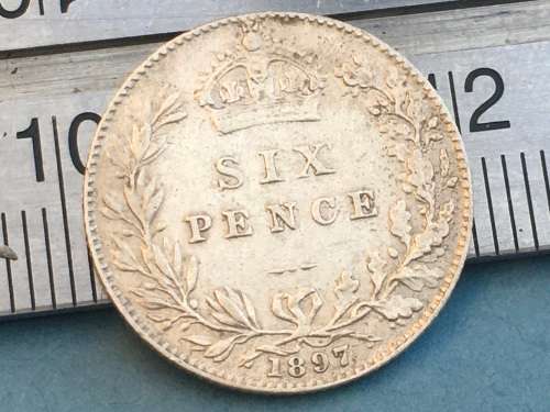 1897 Queen Victoria 6d