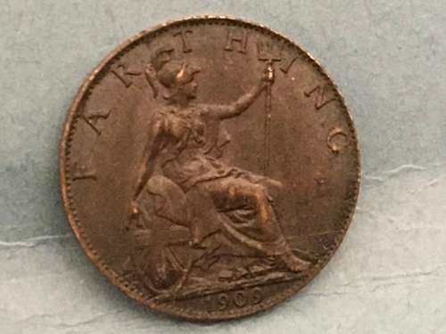 1909 Edward VII Farthing