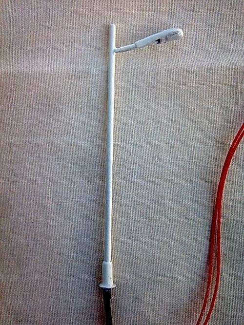 5 x HO N gauge Single Lamppost 12V street lights