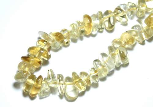 NATURAL CITRINE PEBBLE STRING