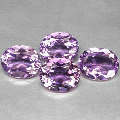 AMAZING  SET of 4 Genuine  AMETHYSTS !