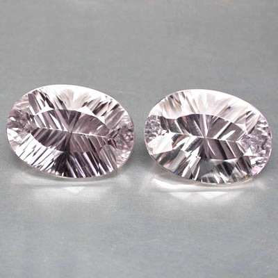 MAGNIFICENT  Set of 2  Rose de France AMETHYSTS!