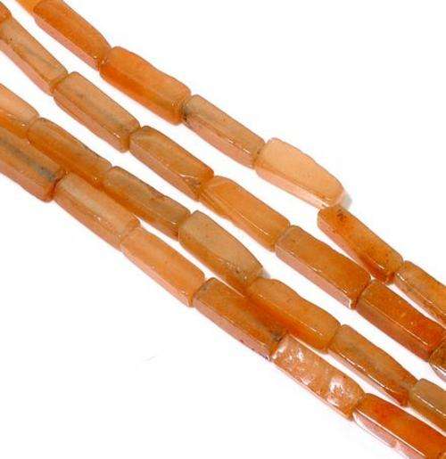 Genuine Orange AVENTURINE   gemstone beads! Exquisite!