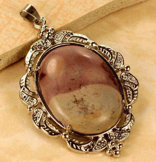 Eye-catching  CHOHUA JASPER Gemstone  Pendant!