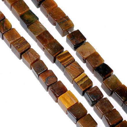 BEAUTIFUL  Sought-after OLD TIGER'S EYE beads!