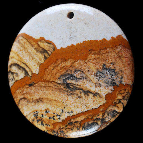 Painted by MOTHER NATURE!! Genuine PICTURE  Jasper gemstone!