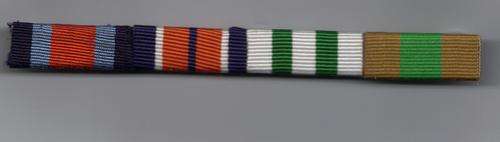 Medal ribbon bar (MMM, GSM, 20yr and 10yr)