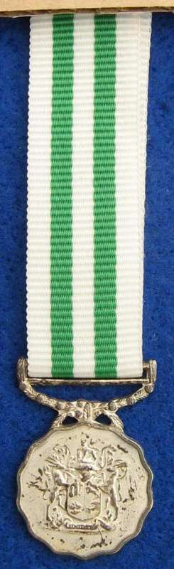 20 Years Good Service Miniature Medal