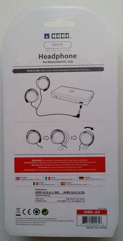 Nintendo DS Lite Headphones