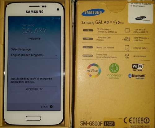 Samsung Galaxy S5 mini G800F Shimmy White