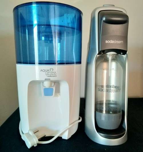60 L Sodastream + Aqua Optima water filter (Read Description)