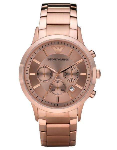 EMPORIO ARMANI AR2452 ROSE GOLD CHRONOGRAPH WATCH**BRAND NEW++R6999.99++ABSOLUTE STUNNER!!