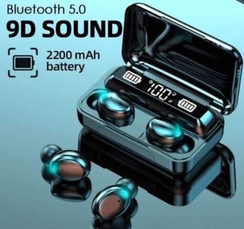 TWS True Wireless Stereo With Microphone and own power bank