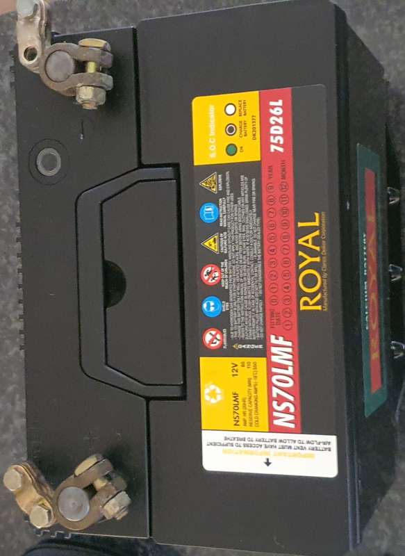 Royal 12V Battery NS70LMF