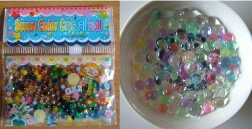 DECORATIVE WATER BEADS : CRYSTAL BALLS
