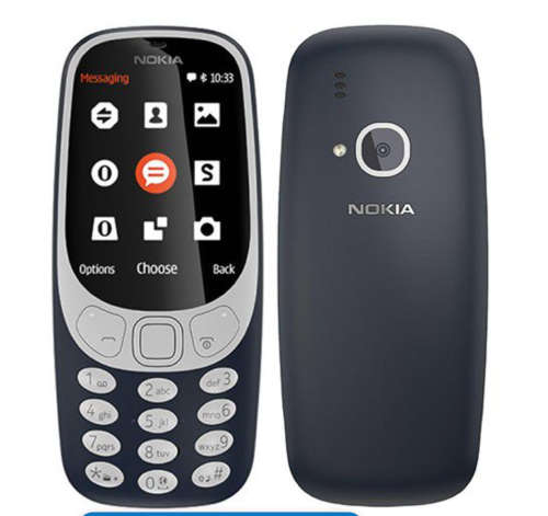 Nokia 3310 Phone 2017 Edition Dual Sim - Collection Piece (Navy)