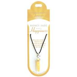 Point Pendant - Honey Jade (The Stone of Happiness)