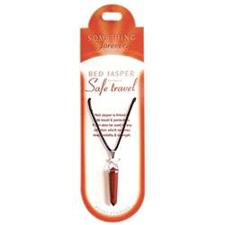 Point Pendant - Red Jasper (The Stone of Safe Travel)