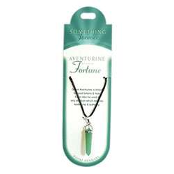 Point Pendant - Aventurine (The Stone of Fortune)