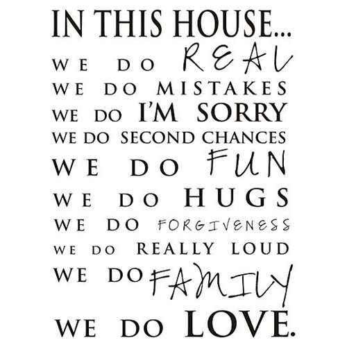 Wall Art - in this house