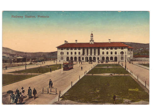 Pretoria Post card : Railway Station  Pretoria Post Card in very good condition