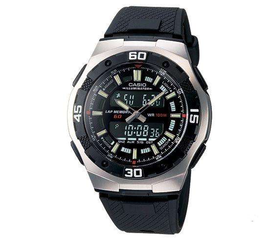 Casio Active Dial  - 60 lap memory -100 meters water resitance AQ-164W-1ADVDF