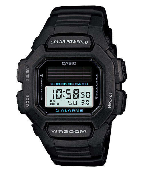 Casio Solar powered - 200 meter water resistance HDD-S100-1A