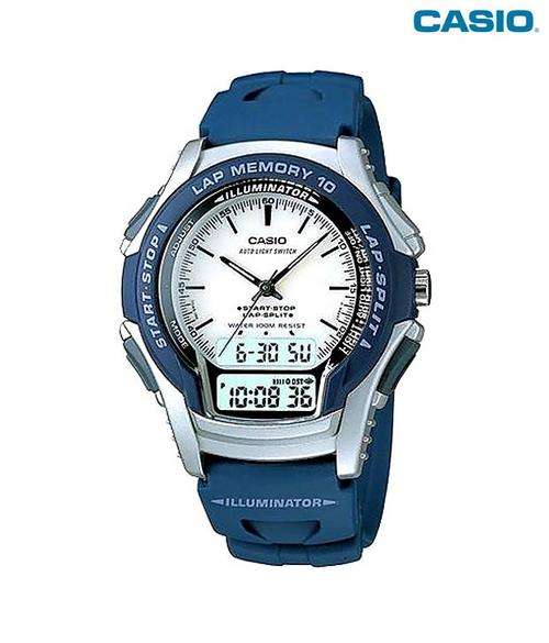 CASIO - Lap Memory 10- Analog and Digital - AUTO EL Back light