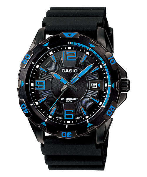 CASIO - Dive Style - Date-  100m water resistant