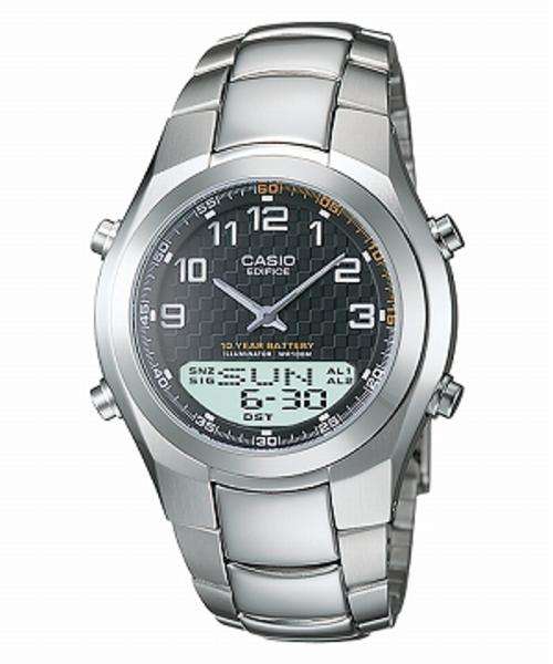 CASIO Edifice Telememo, World Time, alarm, timer, and stopwatch functions
