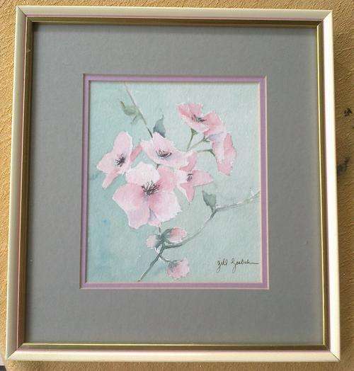 Original water painting --Kosmos by Gill Gaetsch